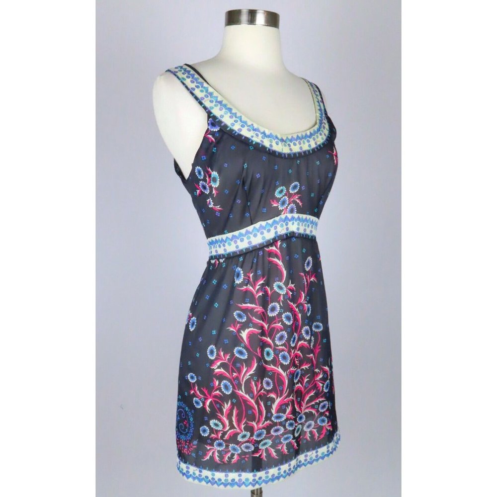 Vintage Emilio Pucci EPFR 60s 70s Mini Shift Lingerie Nighty Slip Dress XS S - Picture 5 of 12